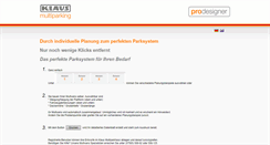 Desktop Screenshot of prodesigner.multiparking.com